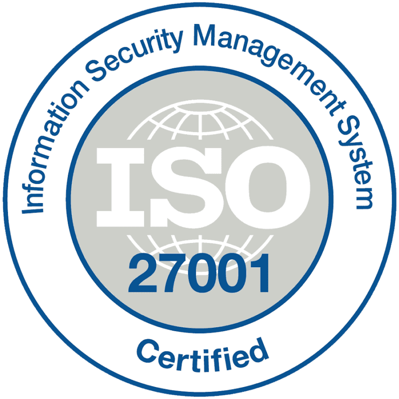 Pepas Cloud ISO 27001 certified